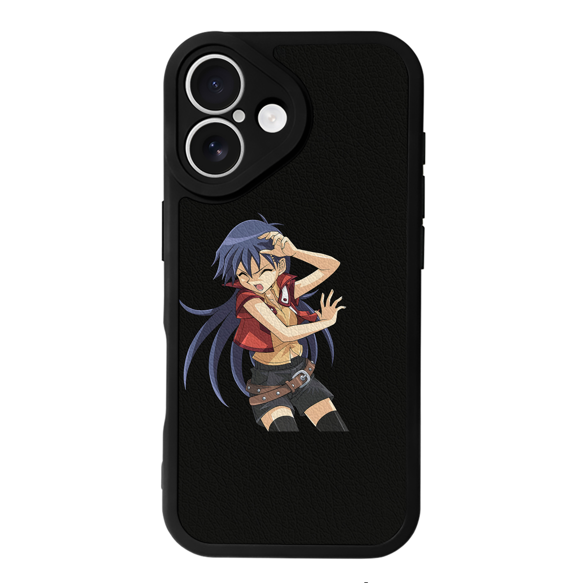 （画像用） 遊☆戯☆王 Yu-Gi-Oh! 【iPhone 16シリーズ対応】シリコンスマホケース（レザー調） 材質：シリコン